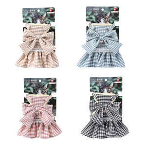 2022 New Pet Products <strong>Cat</strong> and Dog Leash Free Adjustable Bow Princess Skirt <strong>Cat</strong> Breast Back - Product Image 3