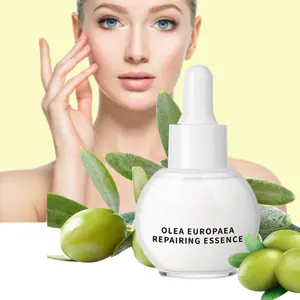 Manufacturer Revitalizing Repairing Essence Redness Hydration Glossy Smooth Brightening Sensitive Skin Olea Europaea Olive Serum