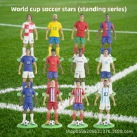Figura de Acción de Estrella de Fútbol de PVC, Modelo de Estrellas de Fútbol como Ronaldo y Mbappé, Figuras de Celebridades para Decoración de Escritorio