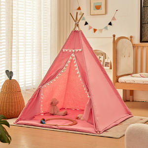 Venta caliente tipi tienda portátil <span class=keywords><strong>para</strong></span> niños al aire libre Camping Tepee tienda india interior <span class=keywords><strong>niñas</strong></span> princesa tienda de juguete - Product Image 6