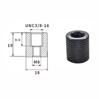 Écrous de conversion 1/4-20 UNC 3/8-16 M5 M6 M8 M10, adaptateur de support de projecteur, rotule, vis de fixation génériques pour équipement de trépied
