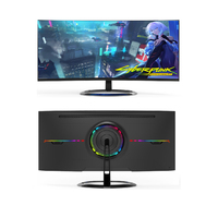 Panneau ULTRA large 21:9 VA 1500R 34 pouces 4k 120hz 144hz 165hz affichage 1ms 135% sRGB écran d'ordinateur PC incurvé jeu moniteur LED