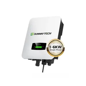 太阳威便宜的6kw单相混合动力太阳能逆变器mppt dc 12v 220v 5000w