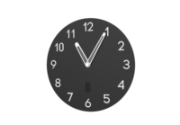 Horloge murale LED avec lumière d'ambiance, quartz, fonction snooze, thermomètre, chargeur USB électronique, réveil numérique intelligent