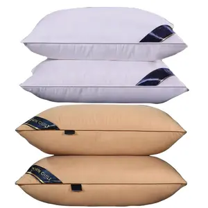 High Quality Luxury Hotel Resistant Hypoallergenic Sleeping Pillow Insert Throw Pillow Inserts Pillow 1000g With Bag