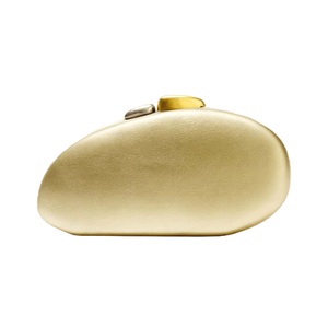 Women Vintage Clutch Purse Two-tone Metal Closure <b>Evening</b> <b>Bag</b> PU Leather Handbag for Wedding Party Daily Life - Product Image 3
