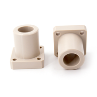 Componenti di Isolamento in Plastica Lavorati CNC di Precisione Personalizzati in PEEK per Alte Temperature