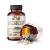OEM Private Label 3000mg Ashwagandha Extrait Poudre Naturel Bio Capsules Supplément Santé