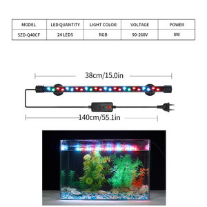 JSD RGB <span class=keywords><strong>LED</strong></span> Waterdichte Aquariumverlichting Hoge Helderheid Kleurverbeterende Visbaklamp voor Arowana Bak & Siervisbak - Product Image 2