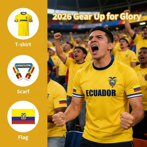 T-shirt de football Gahumi 2026 Canada Mexique États-Unis Équateur Fans, best-seller, blanc, sport, <span class=keywords><strong>Pro</strong></span> Club - Product Image 1
