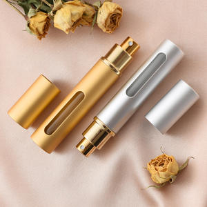 Mini 5ml 10ml Travel Portable Aluminum Metal Atomize Perfume Bottle Colorful Glass <strong>Spray</strong> Bottle with <strong>Window</strong> for Facial Cleanser - Product Image 1