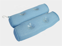 Coussin de bain respirant pour salle de bain, en tissu maillé 3D et tissu spacer 4D, blanc, doux, séchage rapide, certifié OEKO-TEX, 10 cm d'épaisseur, écologique
