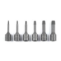 XCTOOL outil de réparation de voiture ensemble d'extracteur de vis 6pc 3/8 "Sq Drive Kits d'outils automobiles outils de réparation pour voiture XC1341