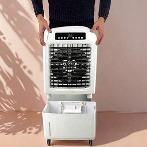 Portable Evaporative Air <b>Cooler</b> Fan Energy Saving Plastic Remote Control 3 Speeds High Airflow - Product Image 1