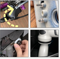 420 Pcs Black/White Nylon Flat Washers Assortment Kit Suitable for M2 M2.5 M3 M4 M5 M6 M8 M10 M12 Screws and Bolt