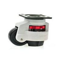 Roulettes pivotantes GD-100F pour machines lourdes, usage industriel, plaque de nivellement réglable, atelier, entrepôt, mobilier, 750 kg