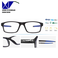 Monture de prescription carrée sur mesure OEM, anti-lumière bleue, taille 54-20-136, pour adultes unisexes, fabricant chinois