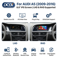 Écran de système Linux 8,8 pouces pour AUDI A5 S5, lecteur multimédia sans fil CarPlay Android Auto, navigation GPS, unité principale