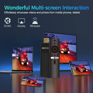 ทีวีสติ๊ก MX10-F3 รุ่นใหม่ปี 2024 ประสิทธิภาพทรงพลัง ชิปประมวลผล Allwinner H313 Quad Core หน่วยความจำ 2/16GB รองรับ 2.4/5GHz BT5.0 และ 4K <span class=keywords><strong>TV</strong></span> Dangle - Product Image 6
