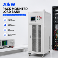 Banc de charge résistif 60 kW 380 V/400 V CA industriel portable haute précision protection IP54 roulettes universelles pour générateur UPS marin