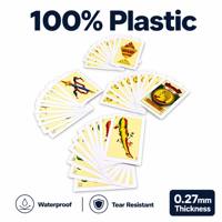 LION TOOLS Baraja Espaola – Jeu de cartes espagnoles personnalisé, 100% papier, coins arrondis, jeu de 40 cartes étanche avec protection