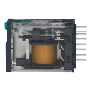 Relé intermedio RXM2AB2P7, relé en miniatura enchufable, relés electromecánicos 12A 2CO con bloqueo de prueba, 230V AC - Product Image 3