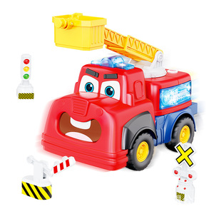 Jouet multifonctionnel pour bébé EPT, camion de pompiers éducatif précoce avec musique et lumière - Product Image 3