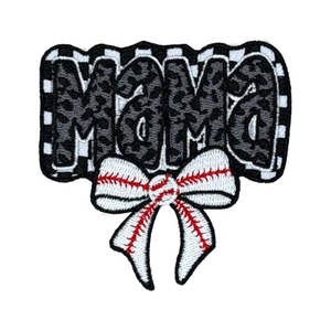 卡车司机帽子垒球足球篮球足球棒球铁刺绣方格垒球棒球蝴蝶结补丁 - Product Image 5