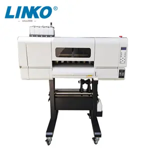 Linko factory direct commercial 60cmA2 i3200 *4 print heads high quality dtf printer for T-shirt inkjet printer