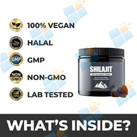 SUNI Bonbons en résine de shilajit de l'Himalaya naturel à base de plantes de marque privée pour hommes femmes sans sucre