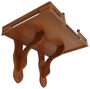 ชั้นวางพระพุทธรูปบนผนังไม้ รุ่นหมิง (16x14x15 นิ้ว, ไม้สัก) - Product Image 1