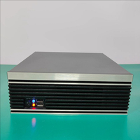 Server Kontrol Industri Mini 1U Panel Baja Anti Debu Motherboard Mini-ITX Slot Kartu Setengah/Penuh Tinggi Stok Independen