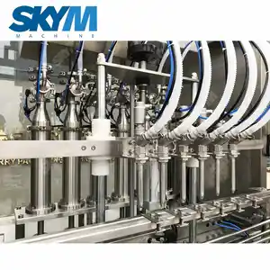 SKYM Fully Automatic Bottle Cbd Lube/Lubricant/Engine/Sunflower/Vegetable/Cooking/Olive/Weighing Edible Oil Filling Machine