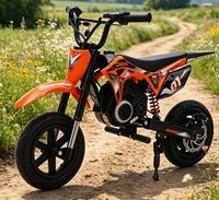 Moto électrique tout-terrain pour enfants YT avec effets lumineux et sonores, 200W 24V, 3 vitesses réglables, vitesse maximale de 20 km/h