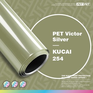 Film de protection automobile PET Victor Silver, film vinyle pour voiture, rouleau de papier métallique brillant avec canaux de libération d'air, film de protection pour voiture - Product Image 3