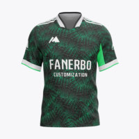 Pabrik Pemasok Pakaian Olahraga Berkualitas Tinggi OEM Kustom Jersey Sepak Bola Lengan Pendek Bernapas dengan Teknologi Heat-Transfer Set Kaos Sepak Bola