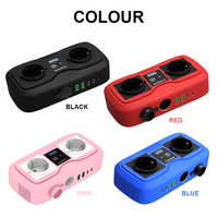 Convertisseur de courant portable 200W 400W de crête DC 12V vers AC 110V-240V 50Hz avec chargeur de batterie mini Type C USB à onde sinusoïdale modifiée pour voiture