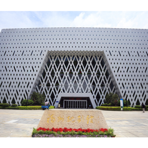 Laser cắt nhôm thép Rèm tường ốp ban công thiết kế màn hình bên ngoài kim loại cắt riêng tư hàng rào Màn hình hồ sơ - Product Image 5