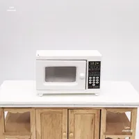 1:12 Mini-Diy Plastic Poppenhuis Keukenservies Spelen Snacks Groenten Fruitflessen Sauzen Met Miniatuurpoppen