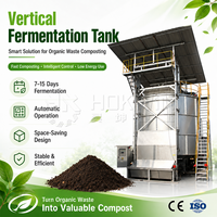 Equipo de Compostaje Vertical de Alta Temperatura para Fertilizantes Orgánicos y Tanque de Fermentación Aeróbica para el Tratamiento de Estiércol de Pollo