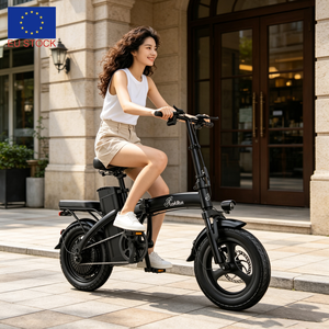 Bicicleta Eléctrica Plegable de Tamaño Mini en Stock en la UE, 400w 48v 14 Pulgadas, Bicicleta Eléctrica Urbana Plegable, Bicicleta Eléctrica para Desplazamientos - Product Image 1