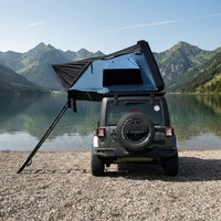Tente de toit hydraulique légère à montage rapide, tente de camping multi-personnes pour SUV, camionnette, et voyages tout-terrain