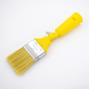 Cepillo de radiador con mango de plástico ajustable de cerdas blancas de alta calidad de 2,5 pulgadas, cepillo de pintura de pared para pintura del hogar - Product Image 1