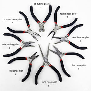 Set Tang Mini 5 inci untuk Pembuatan Perhiasan, Peralatan Desain DIY, Tang Lancip untuk Perhiasan - Product Image 3