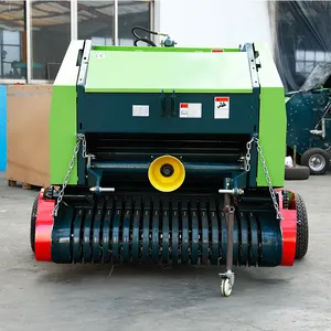 Manual Operation Agricultural Round Hay Baler Farm Equipment Automatic Small Corn Atv Hay Packing Baler Machine