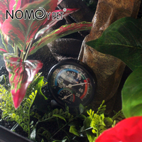 Diskon besar tidak memerlukan baterai termometer termohigrometer mekanik dan higrometer untuk akuarium terarium