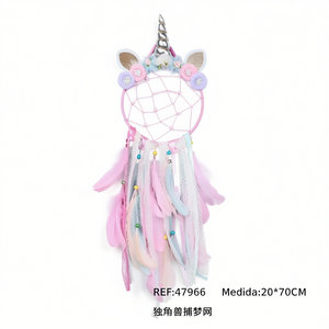 Decorazione da parete Unicorn Dreamcatcher 20x70 cm per la cameretta dei bambini - Product Image 2
