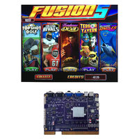 Het Games Fusion 5 Juego de habilidad Software Fusion5 Banilla American Nudge Skill Game Board