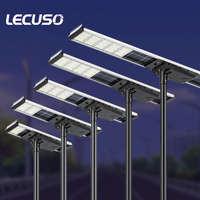 Lampe solaire LED extérieure à détecteur de mouvement Yangzhou 60W 80W 100W 120W IP66, éclairage commercial, paysage, hôtel, jardin, projet