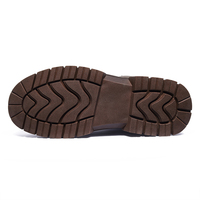 Bottes de randonnée montantes pour hommes, grandes tailles, à jambes larges, en cuir, à lacets, semelle extérieure en caoutchouc, style moto, décontractées, pour la marche, personnalisables OEM/OEM